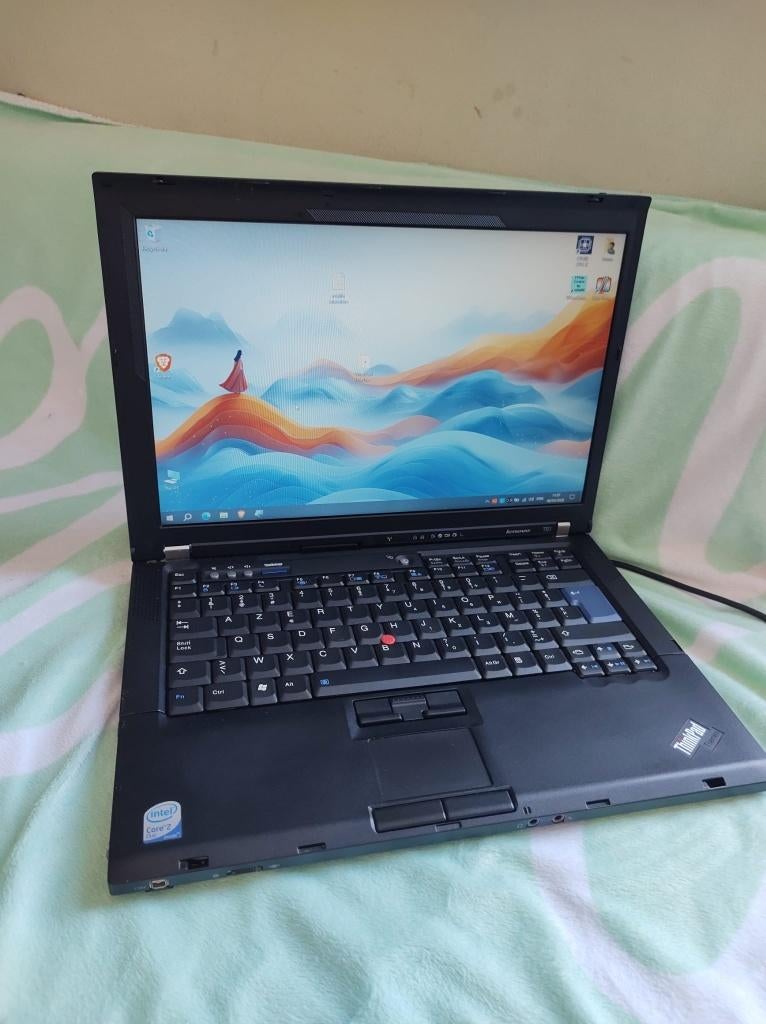 Lenovo Thinkpad T61 , Core 2 Duo T9300 , Middleton BIOS, Informatique & Logiciels, Ordinateurs portables Windows, Utilisé, 14 pouces