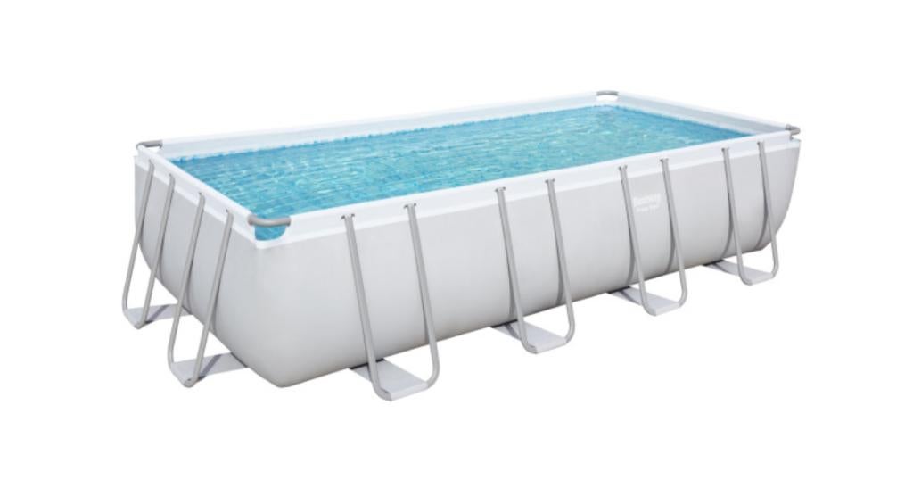 Bestway power steel zwembad, Jardin & Terrasse, Piscines, Enlèvement, Utilisé, Rectangulaire, 400 cm ou plus