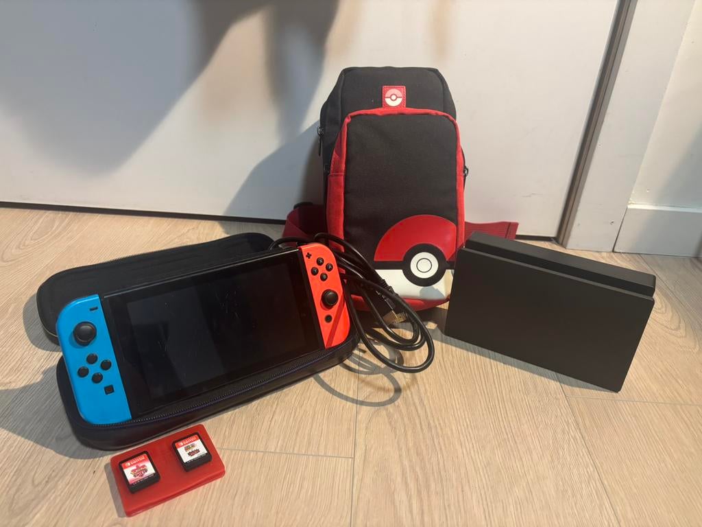 Nintendo Switch Original, Enlèvement, Utilisé, Switch Original, Avec jeux