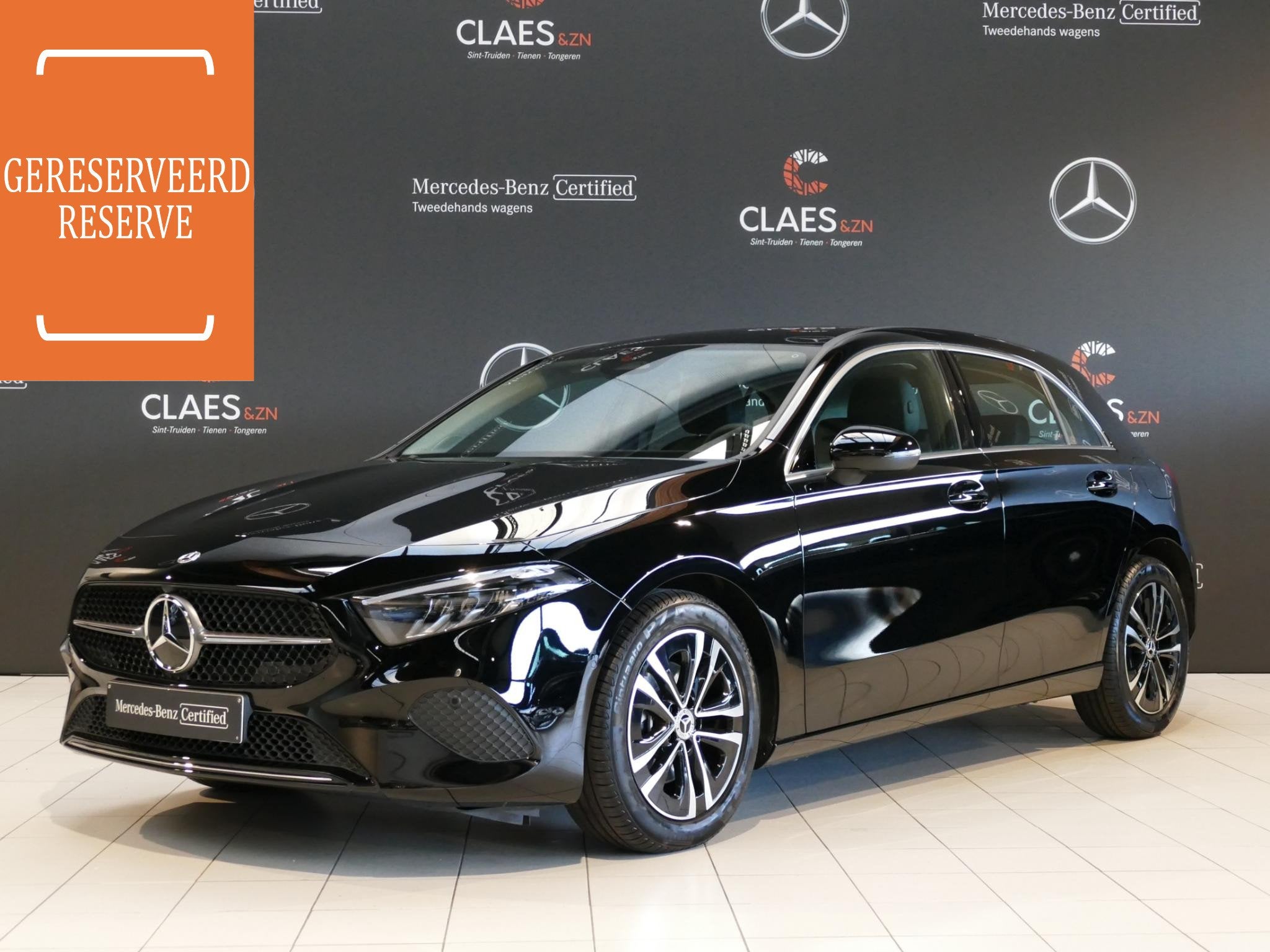 Mercedes-Benz A-klasse 180 Progressive Line DOS 8387, Auto's, Mercedes-Benz, Stof, 4 cilinders, 136 pk, Zwart
