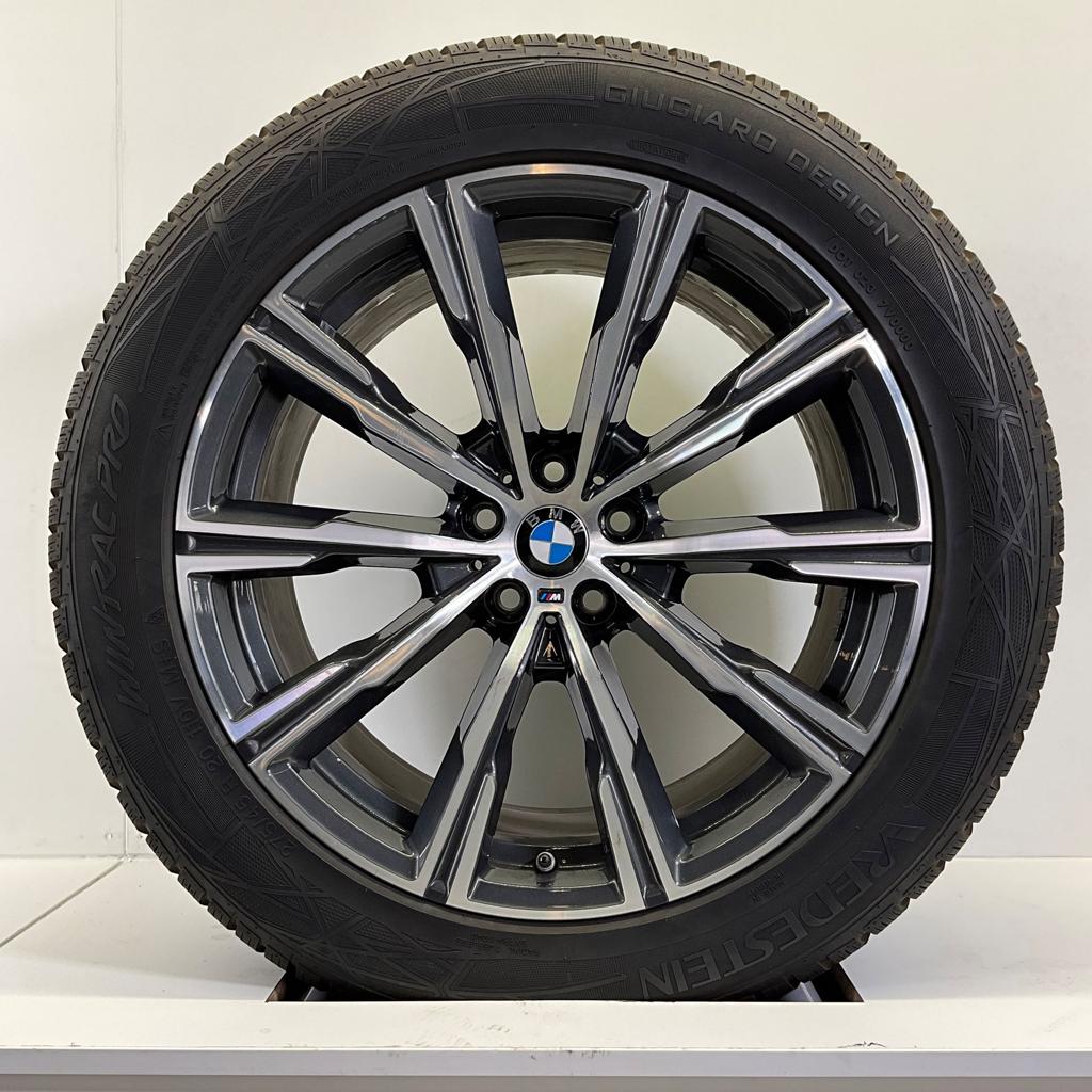 BMW X5 G05 EN X6 G06 BREEDSET VELGEN + WINTERBANDEN 20 INCH, Auto-onderdelen, Banden en Velgen, Banden en Velgen, Winterbanden