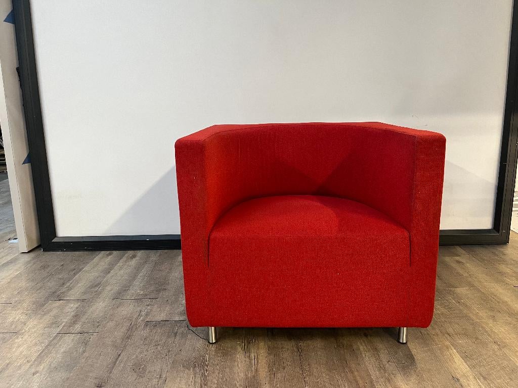 Arco fauteuil – Licht rood, Huis en Inrichting, Ophalen, Rood