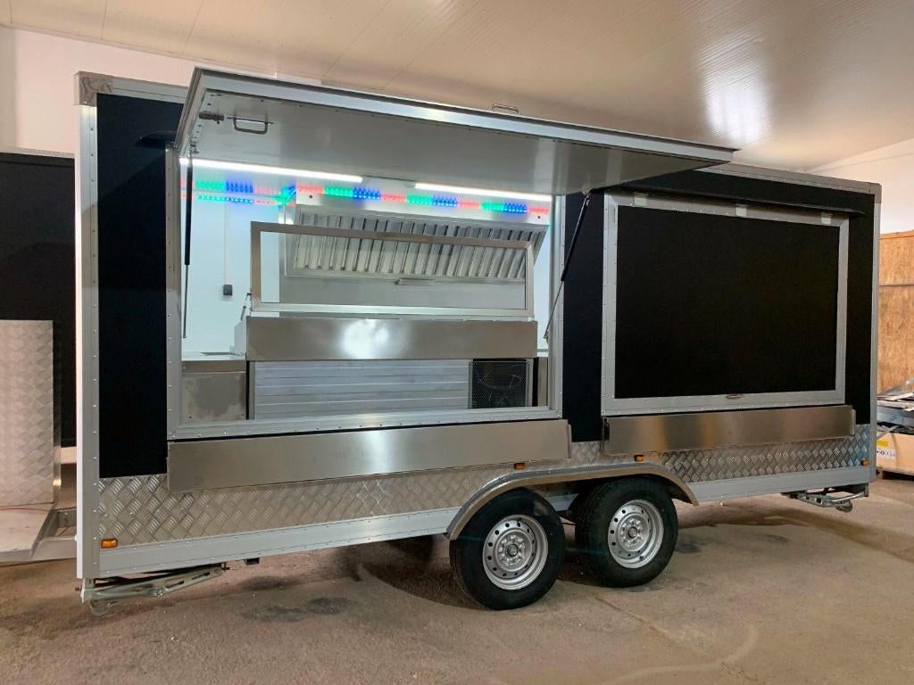 Remorque Food Truck food trailer 4.8M, Zakelijke goederen, Horeca | Keukenapparatuur, Ophalen of Verzenden