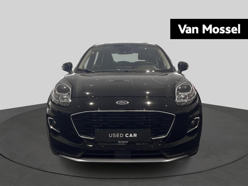 Ford Puma 1.0i Ecoboost MHEV 92kW Aut. Titanium X, Auto's, Ford, Stof, 1404 kg, Zwart, 5 zetels