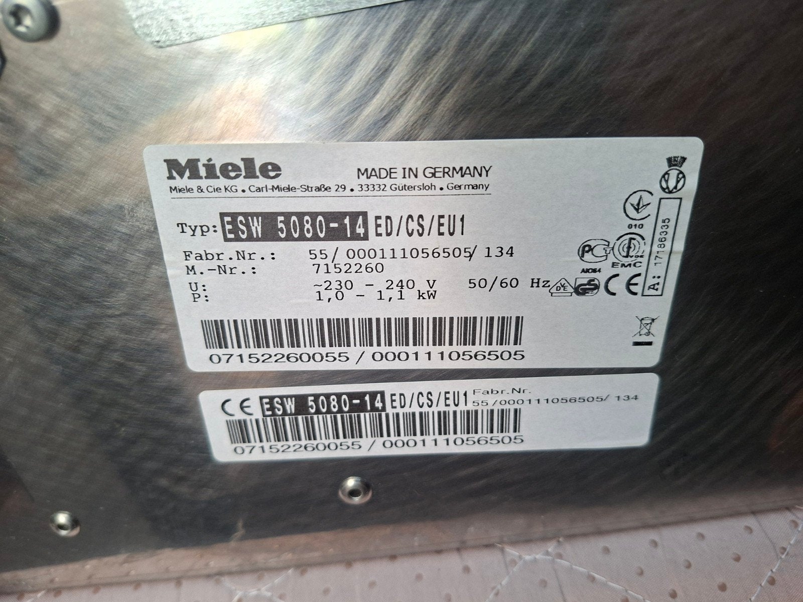 miele bordenwarmer, TV, Hi-fi & Vidéo, Lecteurs DVD, Enlèvement, Neuf