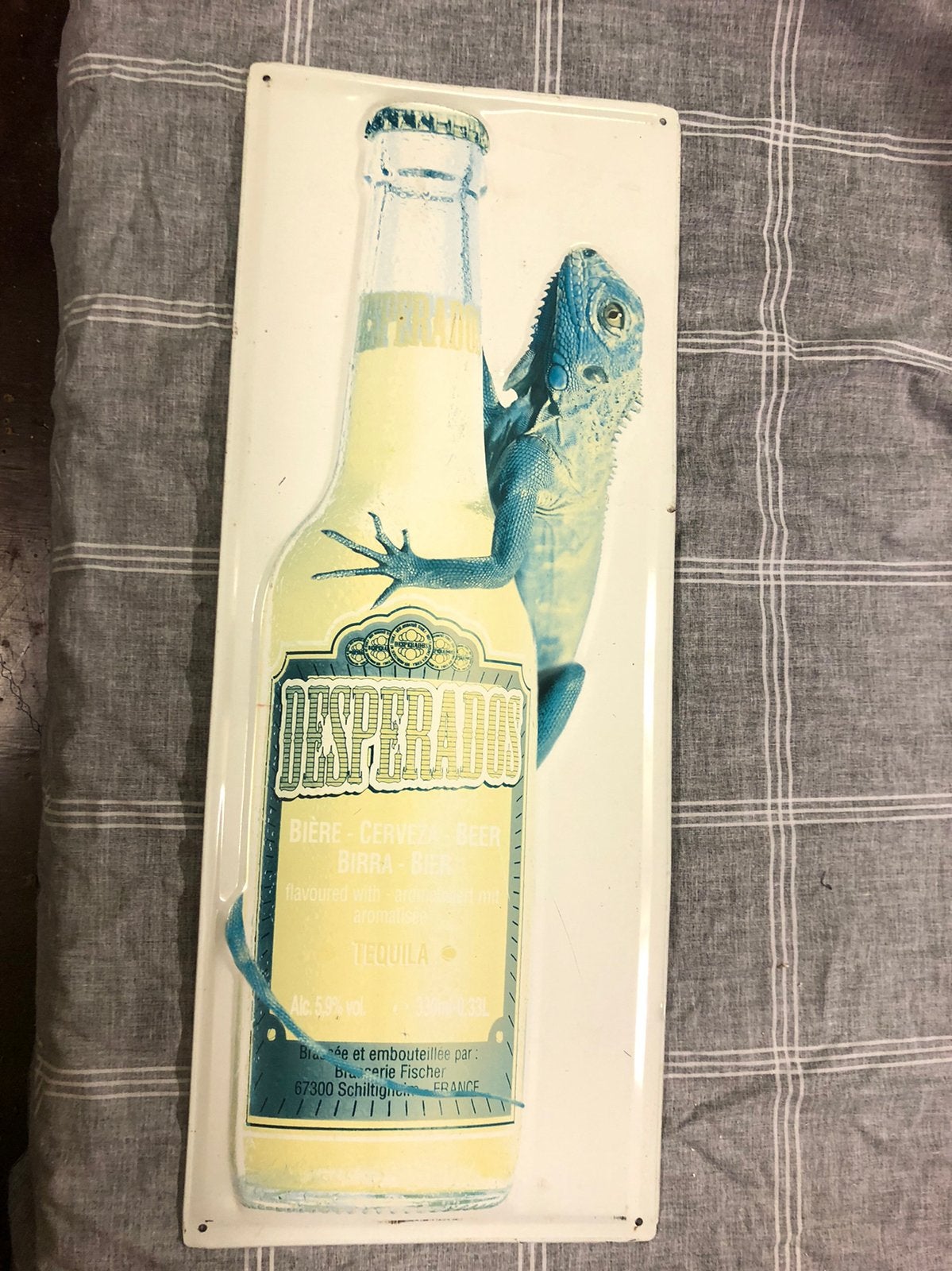 Panneau publicitaire Desperados, Collections, Enlèvement ou Envoi, Utilisé, Panneau publicitaire