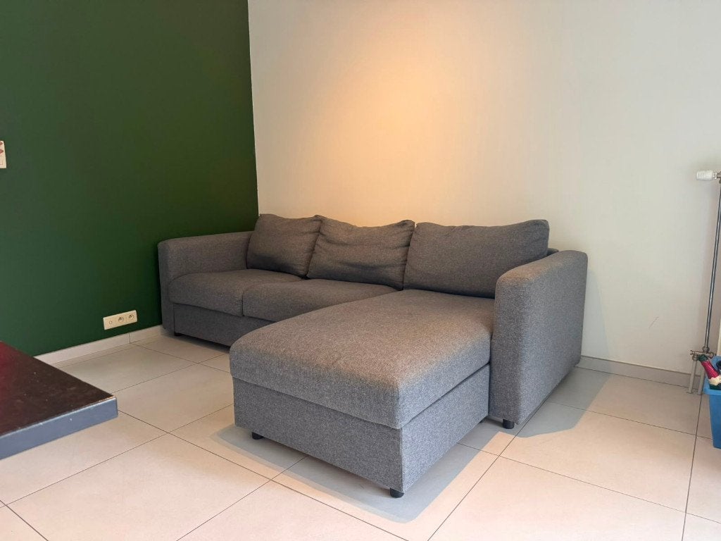 VIMLE 3-zitsbank met chaise longue, Ophalen, 250 tot 300 cm, Gebruikt, 125 tot 150 cm