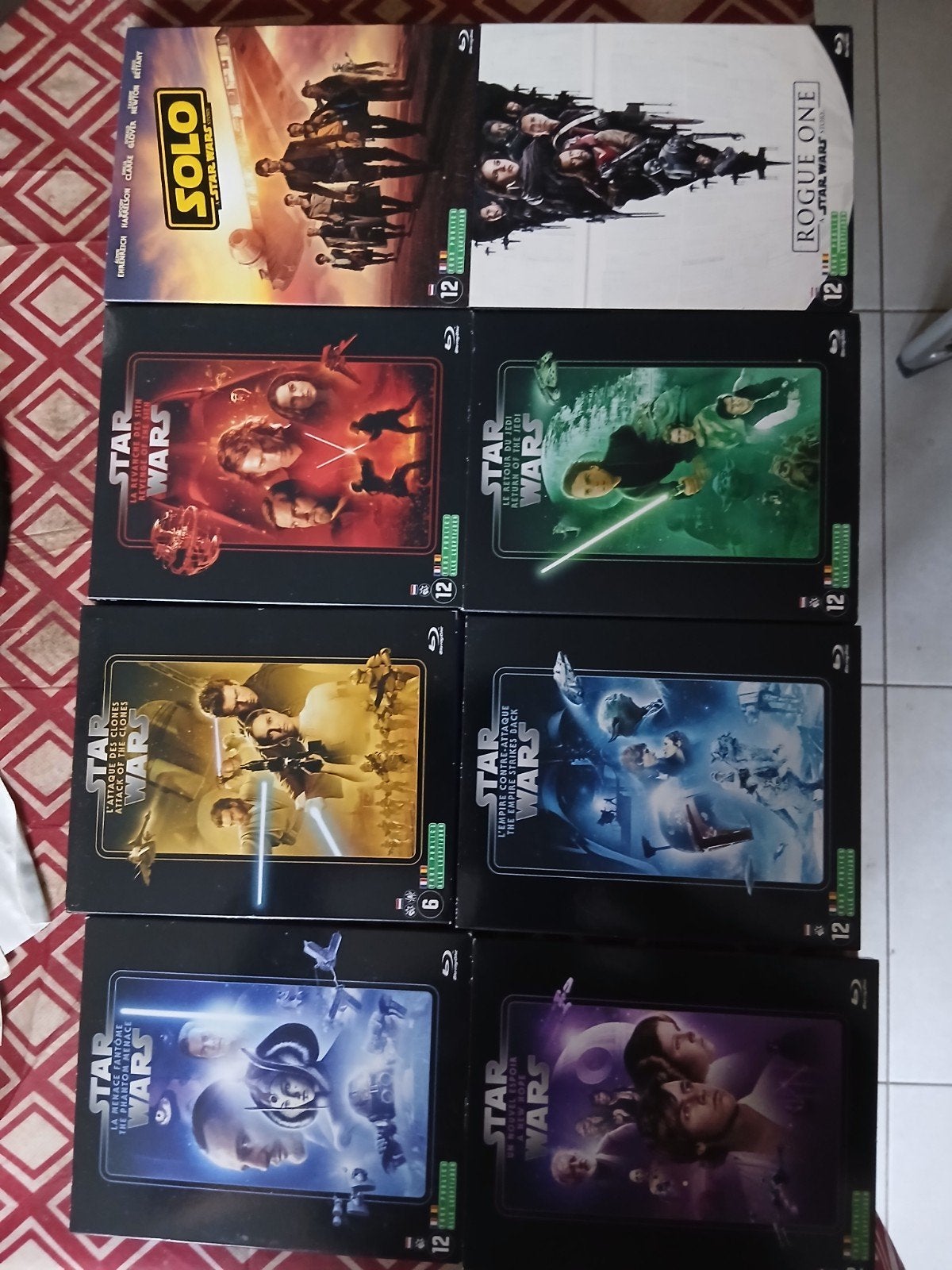 Lot blu rays . Van star wars 8 films ., CD & DVD, Blu-ray, Enlèvement ou Envoi