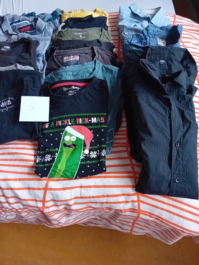 Heren kleding, Ophalen