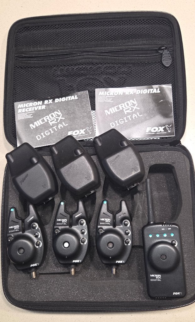 fox micron rx digital blue set, Sports nautiques & Bateaux, Enlèvement, Comme neuf, Autres types