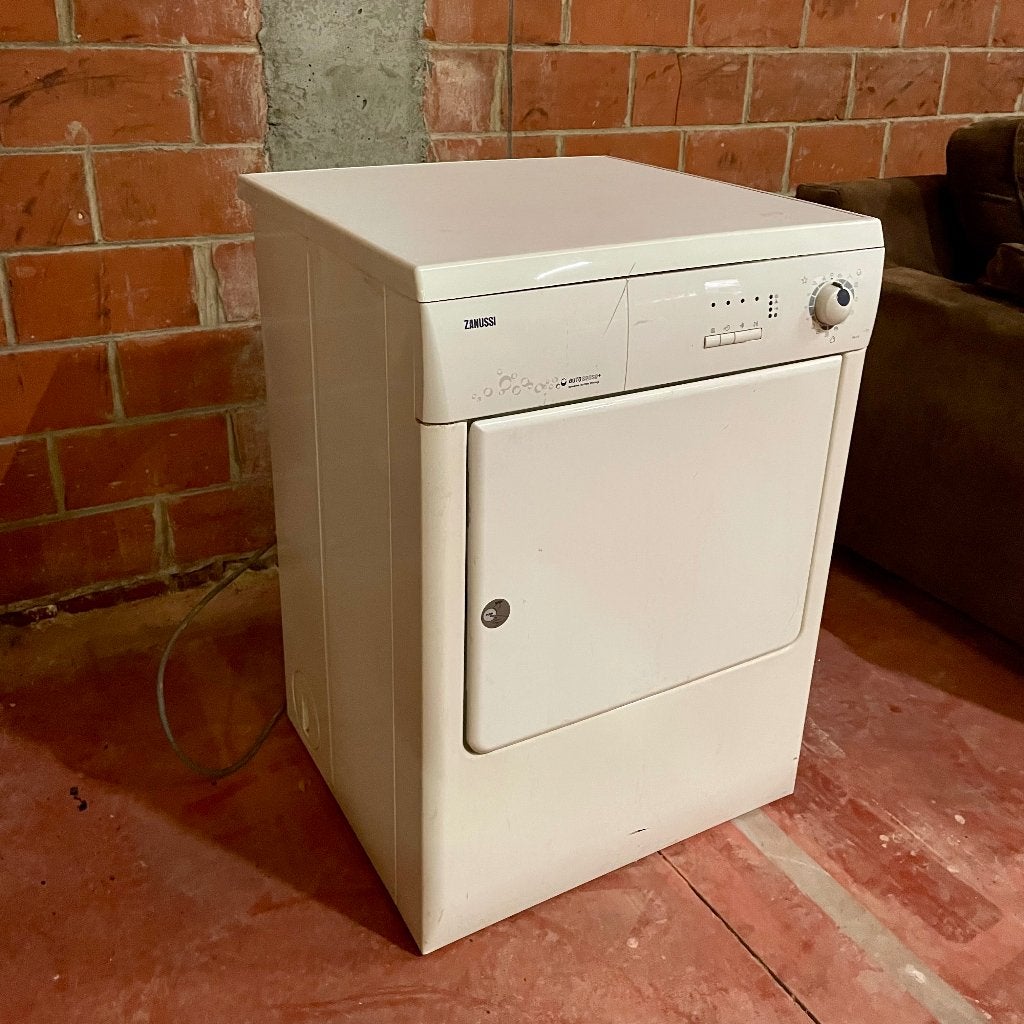 Zanussi droogkast met afvoerflexibel, Elektronische apparatuur, Droogkasten, Ophalen, Gebruikt, Minder dan 85 cm, Luchtafvoer