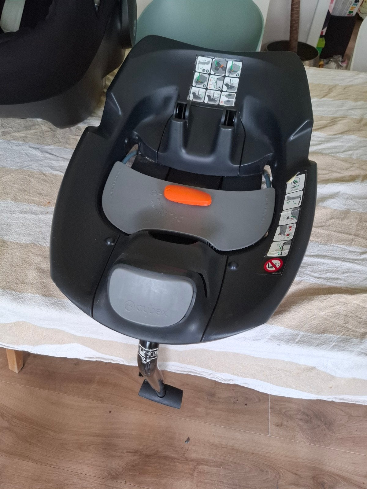 Siège auto Cybex Aton Q + Base Isofix Q Fix, Gebruikt, Isofix, 0 t/m 13 kg, Ophalen