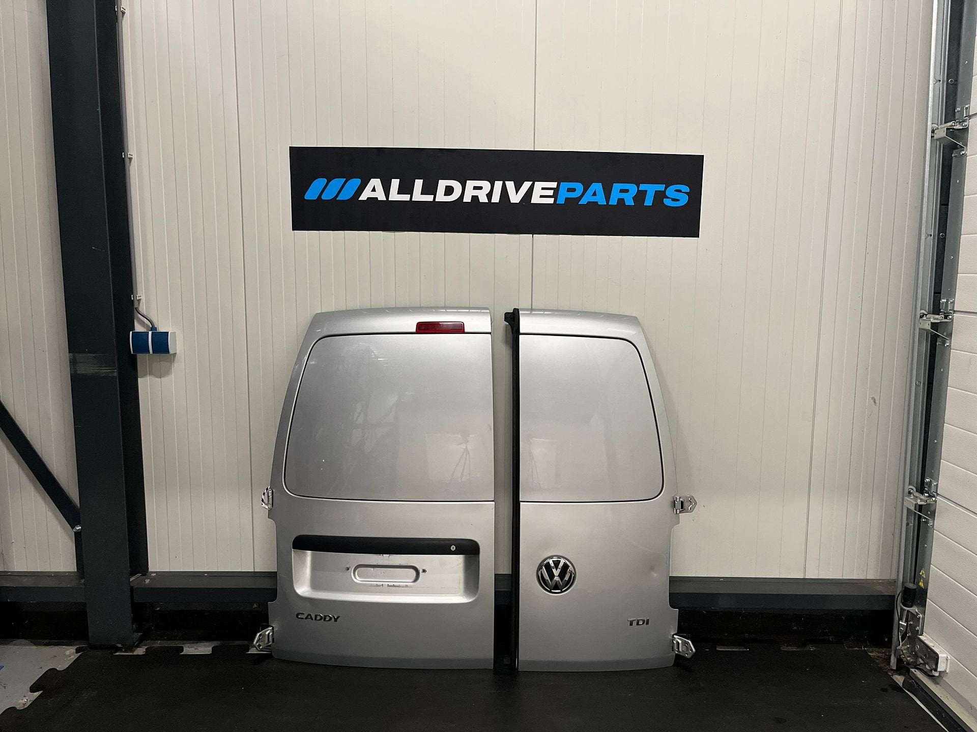 VW Caddy IV set achterdeuren links en rechts LA7W grijs, Auto-onderdelen, Gebruikt, -, Deur, -