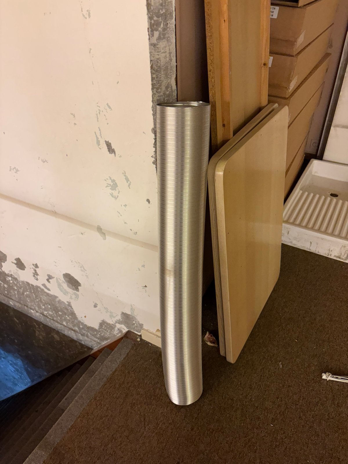 Damkap buis - aluminium, Ophalen, Nieuw, Aluminium