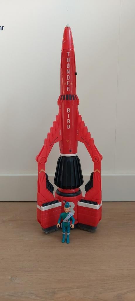 Supersize Thunderbird 3 (50 cm hoog!) + kaart, Verzamelen, Speelgoed, Gebruikt, Verzenden