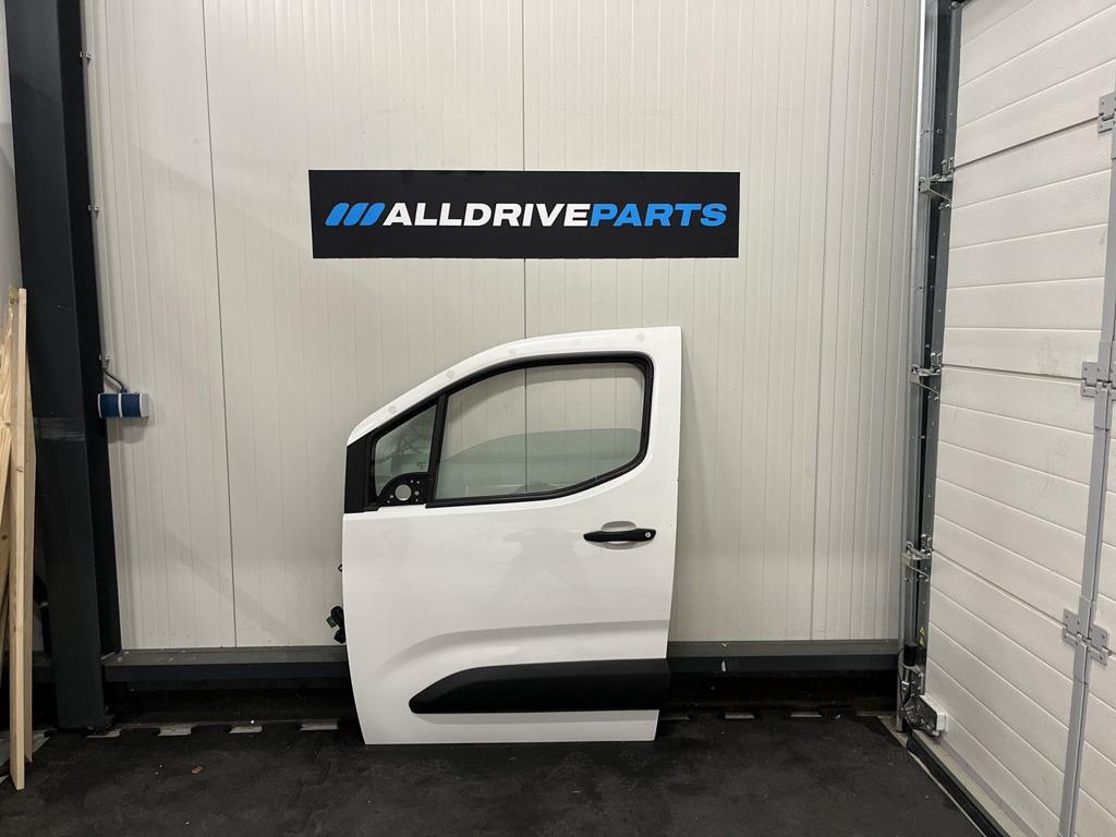 Opel Combo, Peugeot Partner voorportier links wit 9856199880, Opel, Utilisé, Porte, -