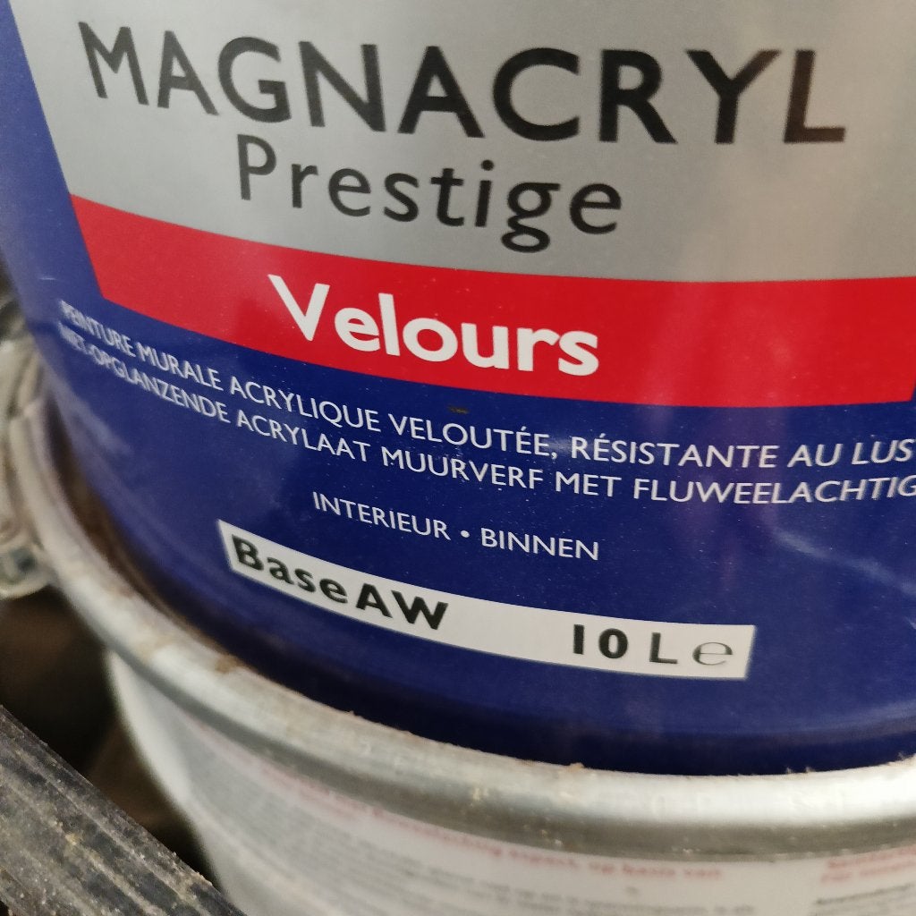 Trimetal prestige Velours 10 liter, Ophalen, Wit, Nieuw, Verf