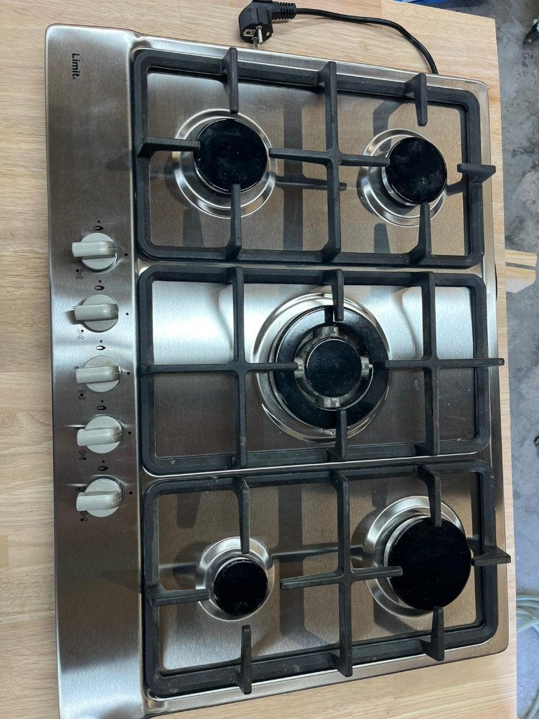 kookplaat, Ophalen, Zo goed als nieuw, Inbouw, Gas