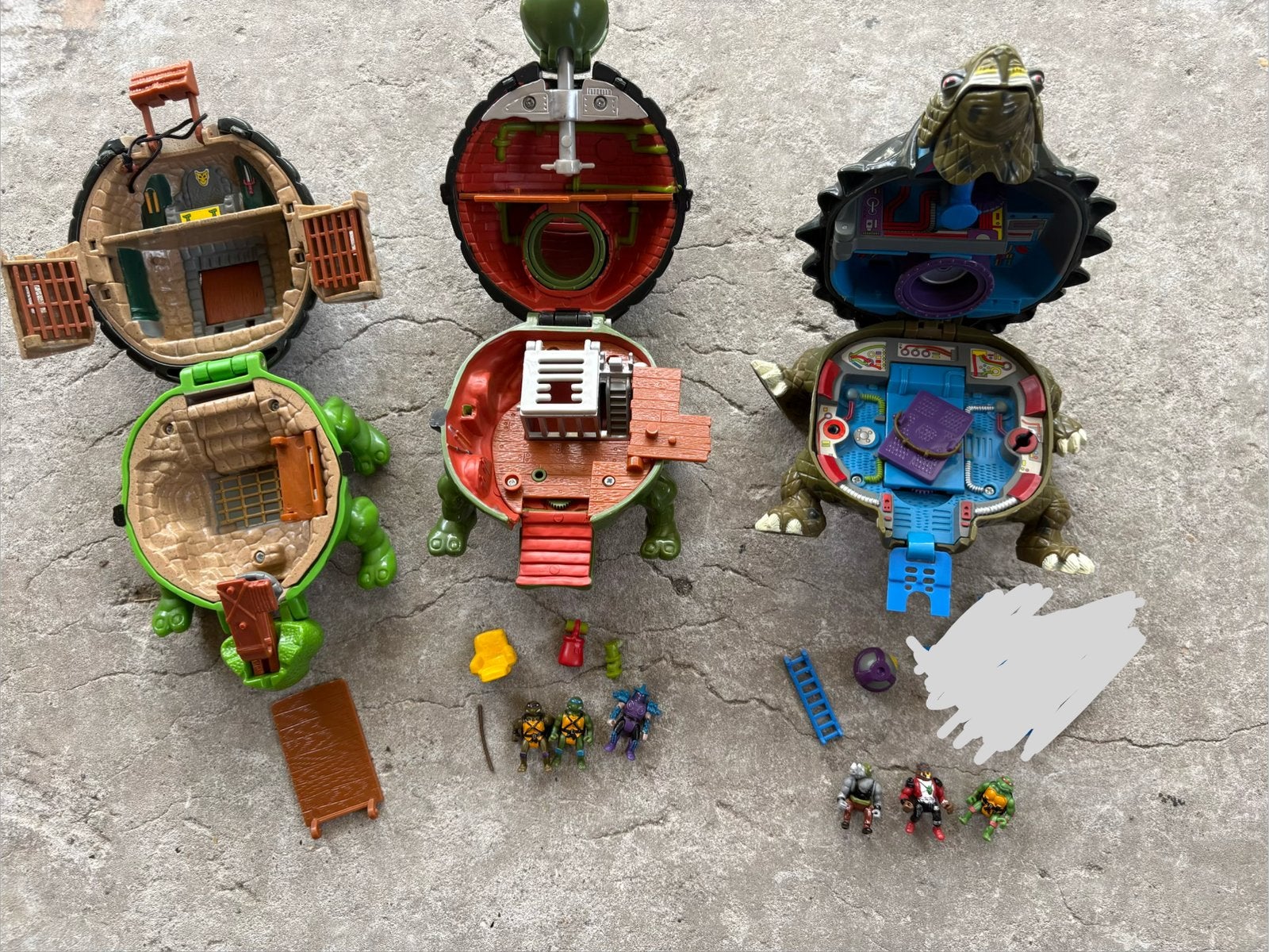 Turtles mini playset lot, Kinderen en Baby's, Speelgoed | Actiefiguren, Ophalen of Verzenden, Zo goed als nieuw