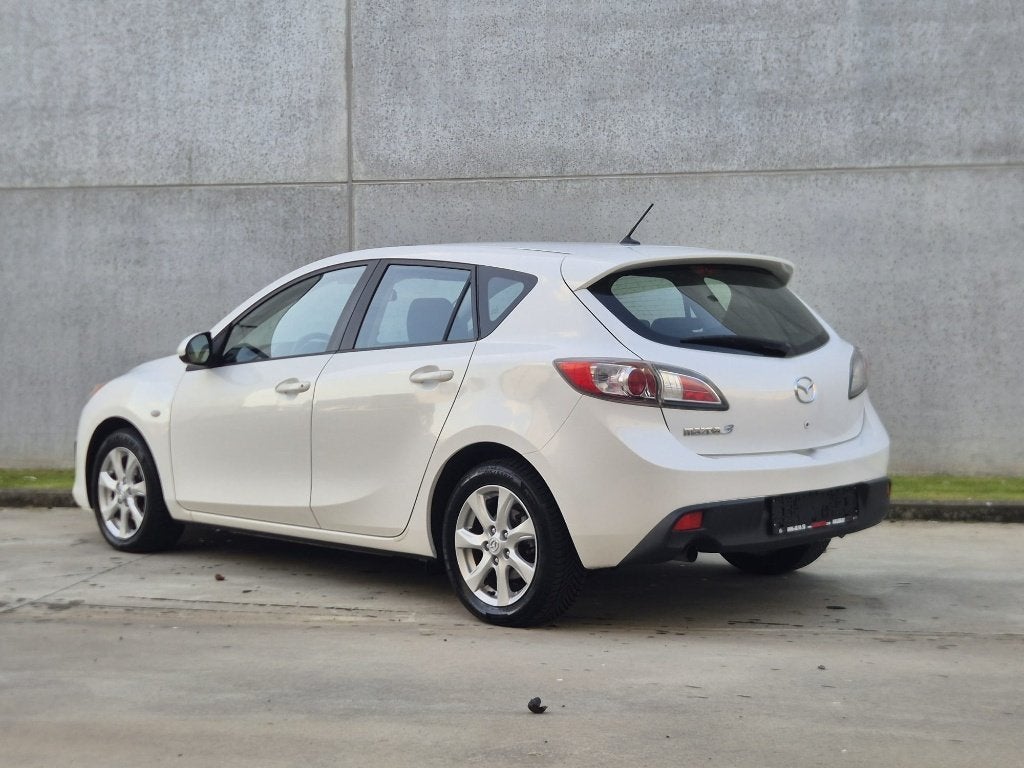 Mazda 3 1.6CDVi Active EURO 5, Airco, servicebook, 6bak, Auto's, Voorwielaandrijving, Euro 5, Stof, Zwart