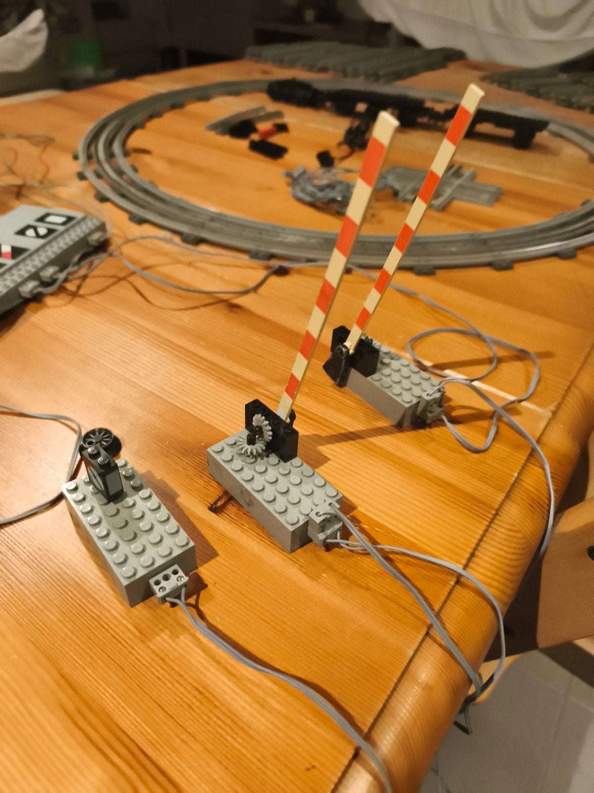 Fête de train vintage en LEGO 12 V des années 1980, Autres marques, Analogique, Enlèvement ou Envoi, Courant alternatif