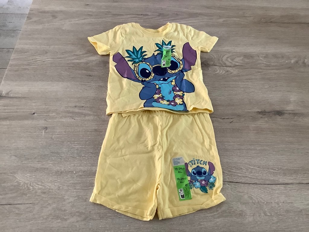 Disney Stitch baby zomer setje (Nieuw) (Maat 92), Meisje, Disney-Primark, Nieuw, Ophalen of Verzenden