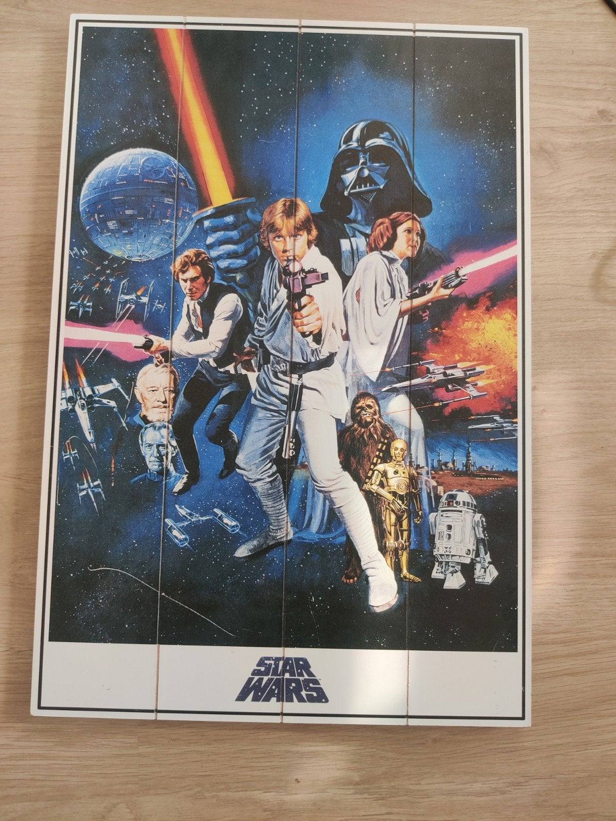 Houten plank, star wars, Verzamelen, Ophalen of Verzenden