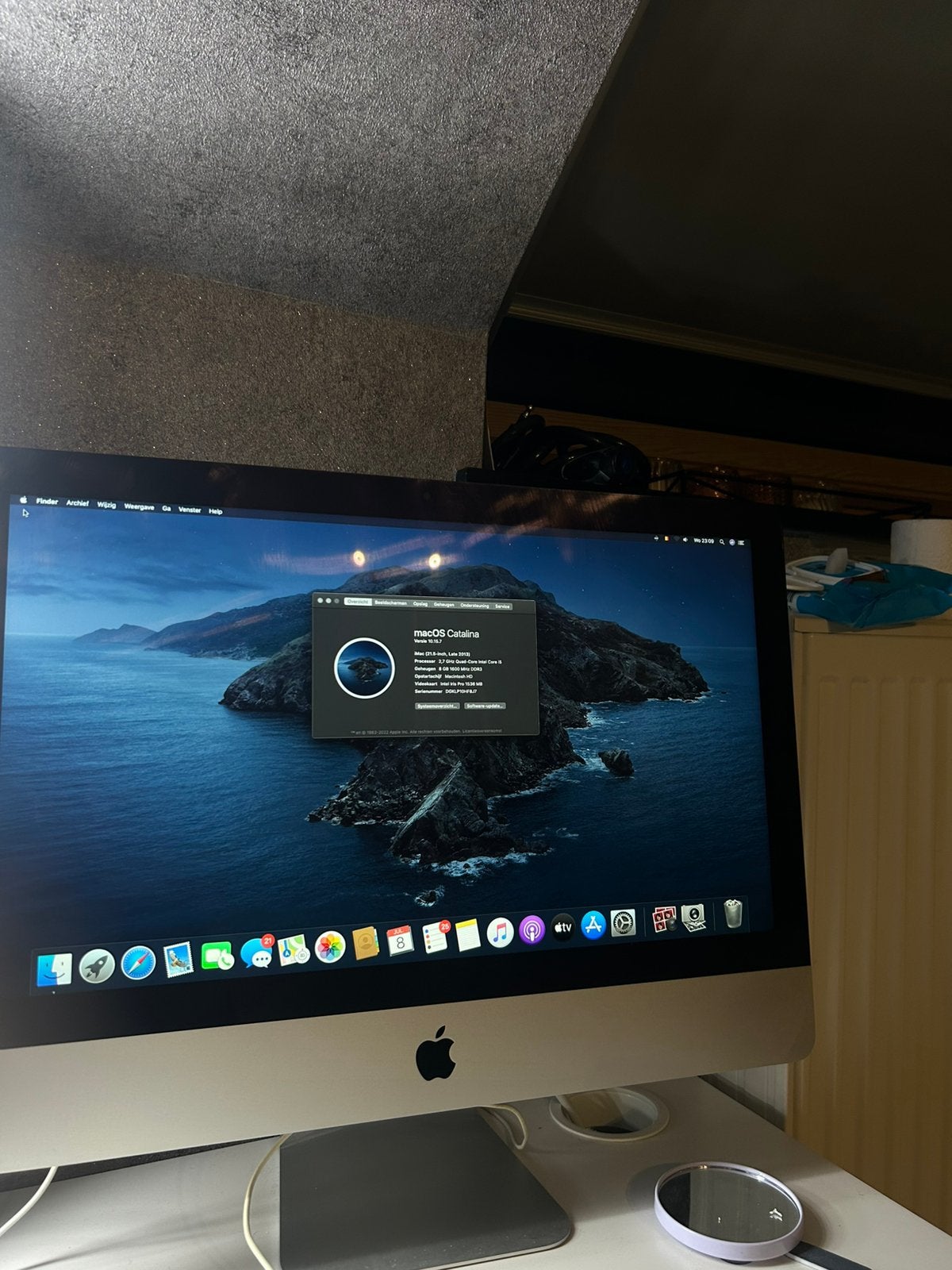 Apple iMac 21,5’’ 2013 i5 8GB 250,79GB SSD + accessoires, Computers en Software, Apple Desktops, Ophalen, 2 tot 3 Ghz, IMac, Zo goed als nieuw