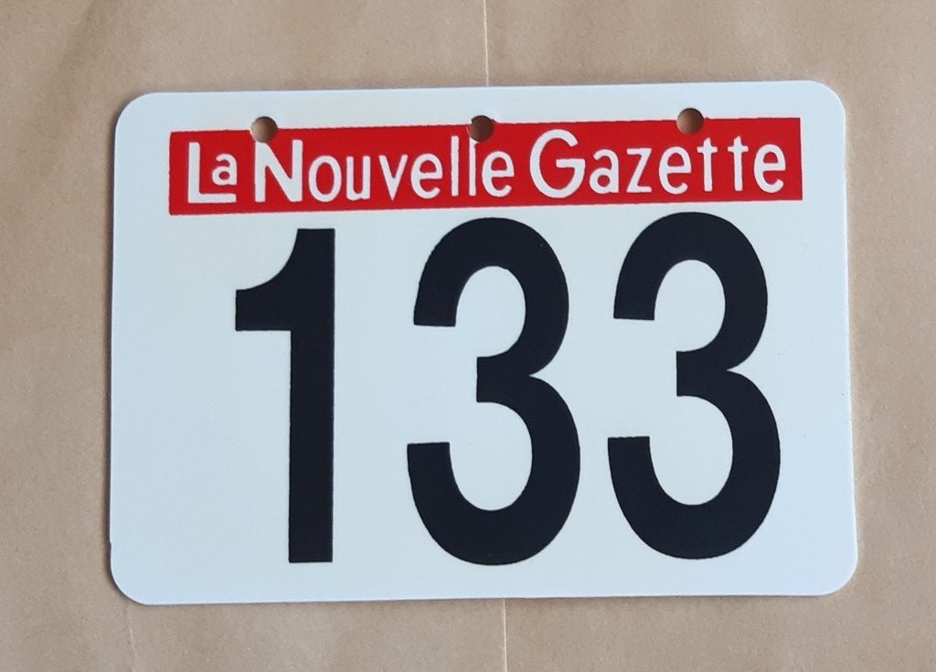 WIELRENNEN CYCLISME FIETS NUMMER KADER PLAATJE  (7), Ophalen of Verzenden