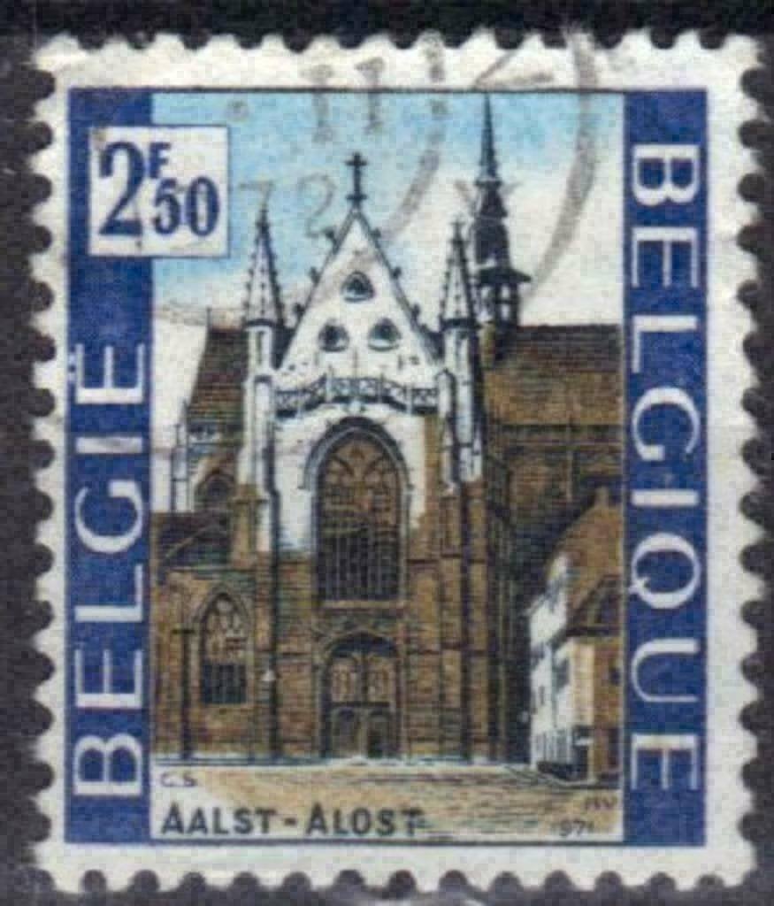 Belgie 1971 - Yvert/OBP 1597 - Toerisme - Aalst (ST), Verzenden, Gestempeld, Gestempeld