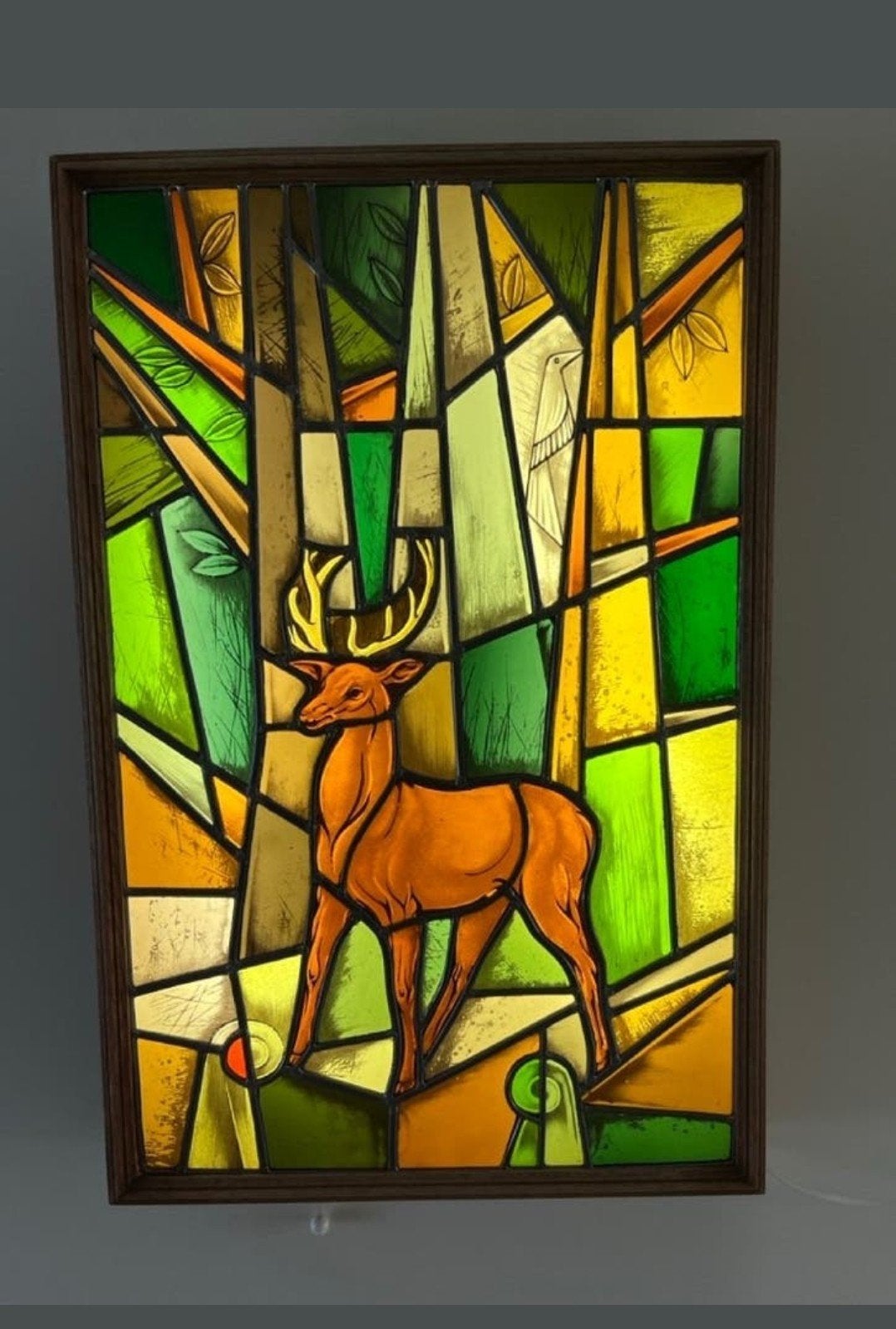 glas in lood ramen antiek, Antiek en Kunst, Ophalen