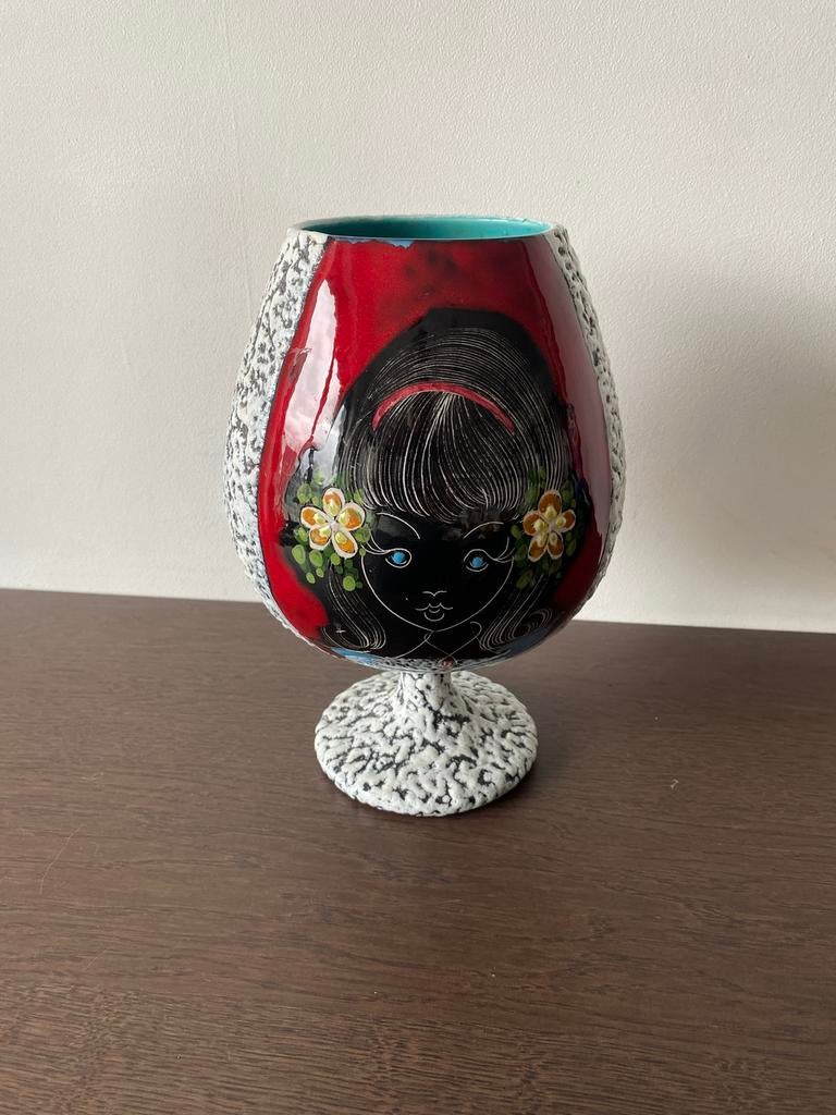 Vintage Italiaanse vaas Melior met fat lava, Antiek en Kunst, Ophalen