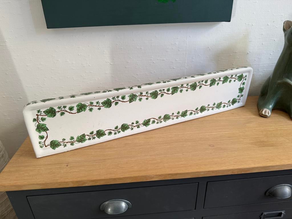 Étagère murale - Porcelaine de Paris Deco Lierre 72cm x 15cm, Maison & Meubles, Accessoires pour la Maison | Étagères, Enlèvement ou Envoi