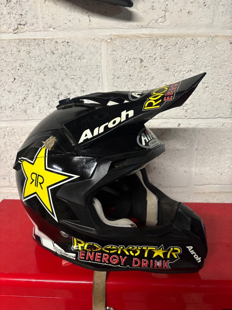 Crosshelm airoh rockstar, Motoren, Kleding | Motorhelmen, Overige merken, Offroadhelm, Dames, XL
