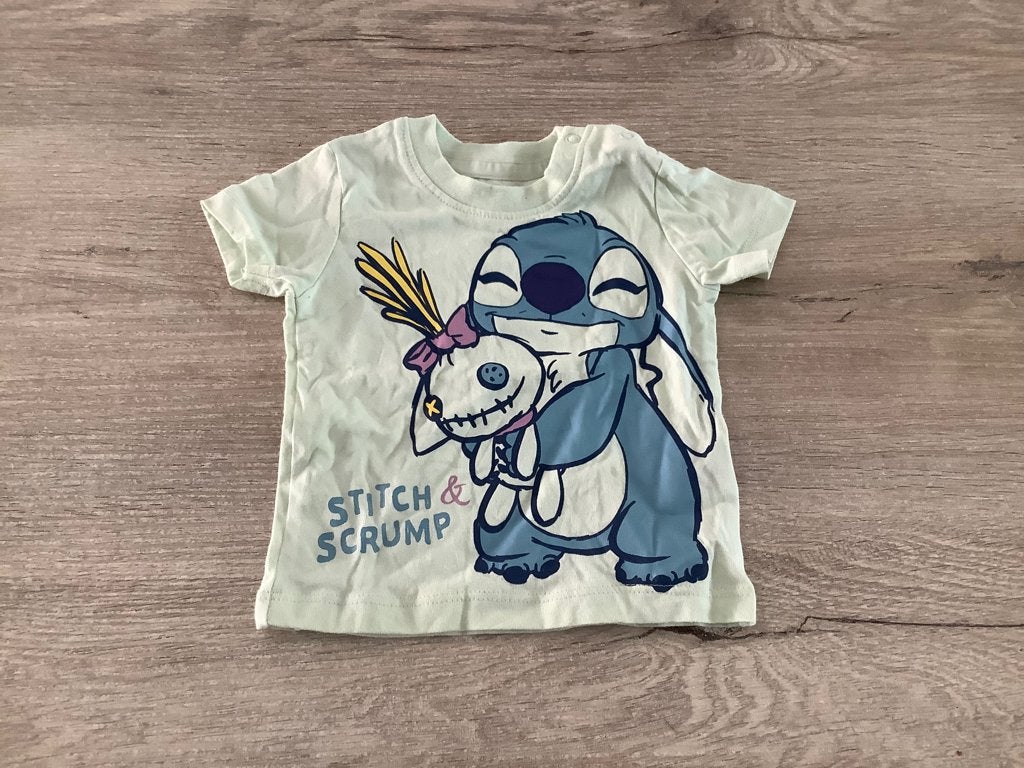 Disney Stitch baby t-shirt (Maat 62), Meisje, Disney-Primark, Ophalen of Verzenden, Zo goed als nieuw