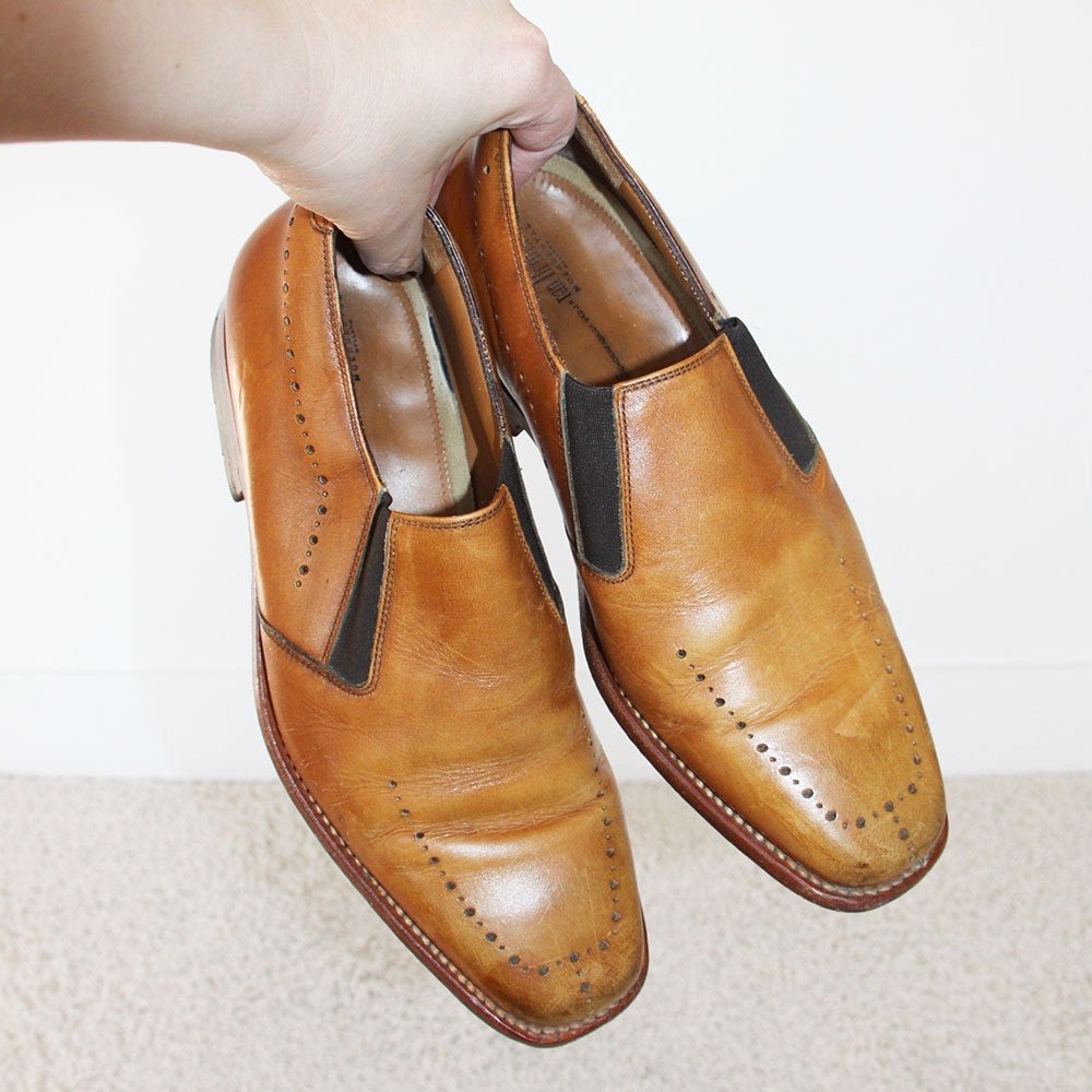 Prachtige Leren Van Bommel Schoenen -s29 (Maat 9/43½) €145,-, Kleding | Heren, Bruin, Overige typen, Floris van Bommel, Ophalen of Verzenden