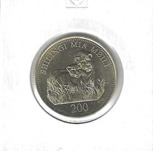 Tanzania, 200 Shilingi 2014., Postzegels en Munten, Ophalen of Verzenden, Tanzania, Losse munt