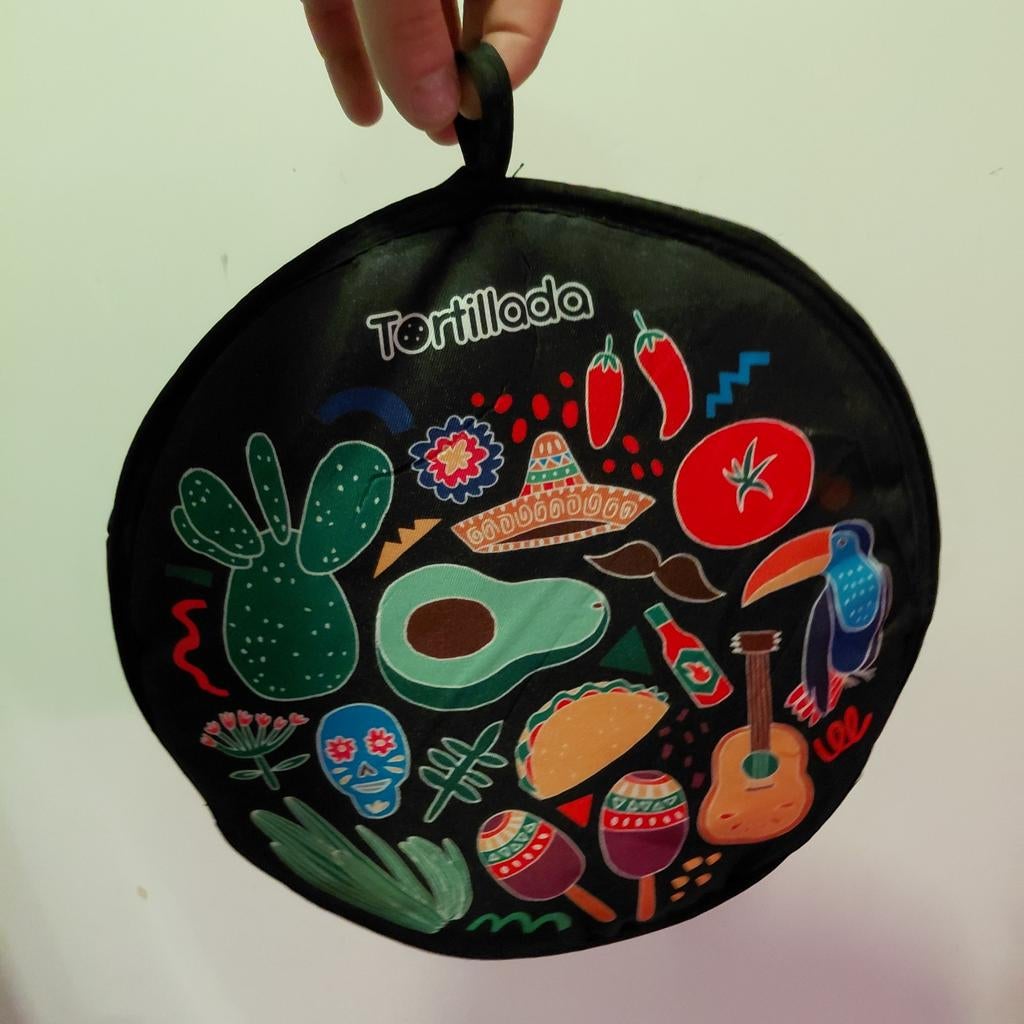 Originele Tortillada tortilla warmer uit Mexico City, Huis en Inrichting, Broodtrommel, Ophalen of Verzenden, Nieuw, Rood