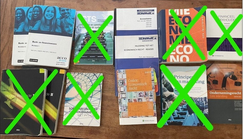 Boeken 1e fase Handelsir. - TEW    KU Leuven, Boeken, Ophalen of Verzenden, Gelezen, Hoger Onderwijs