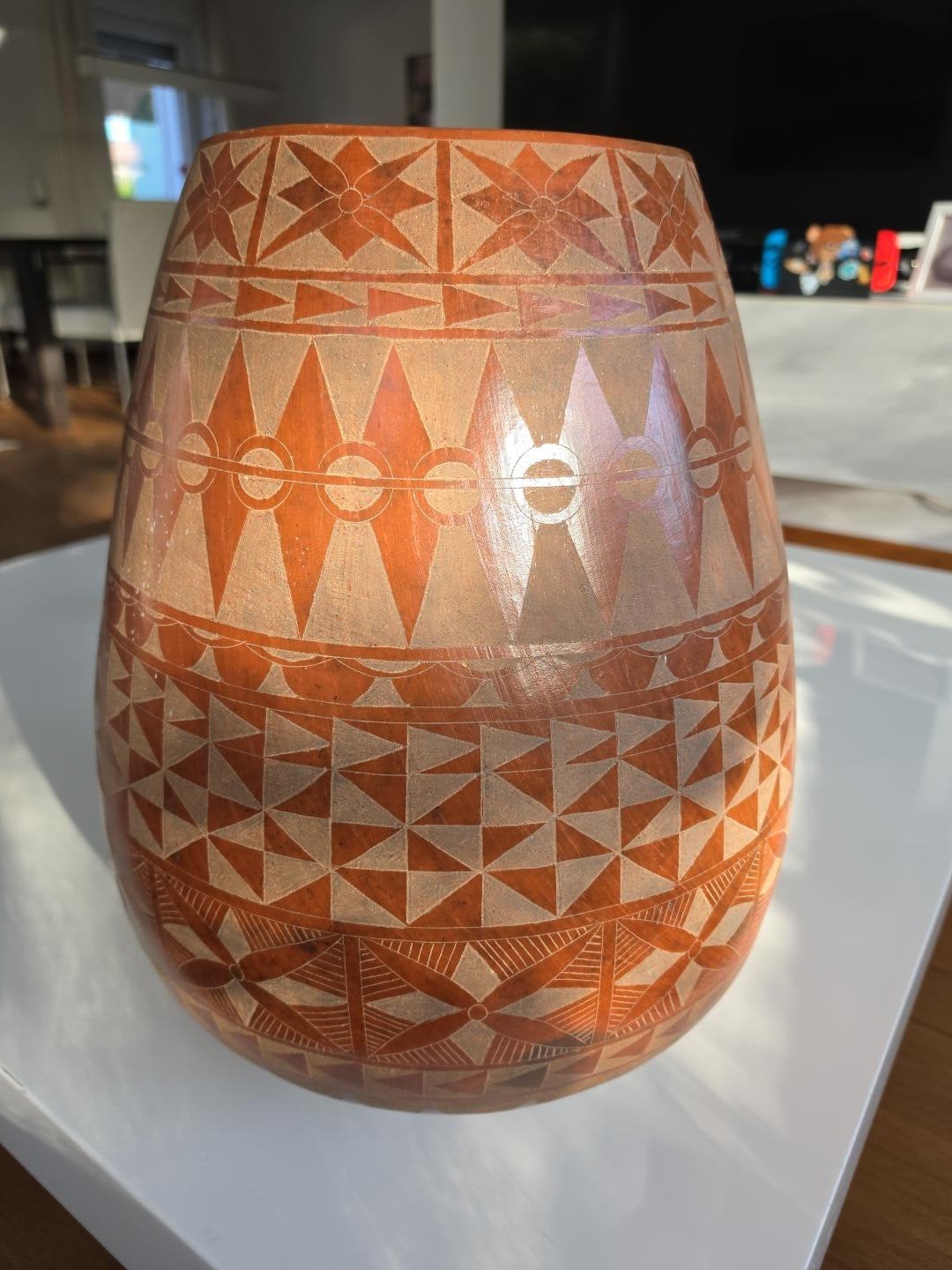 Prachtige grote vintage Sasak Pottery vaas – Indonesië – 45, Ophalen