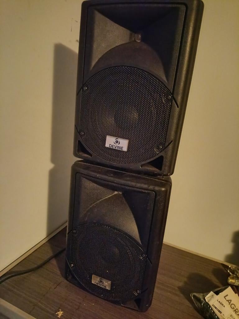 2x Devine Artis 8A Active 100Watt Speakers, Muziek en Instrumenten, Ophalen