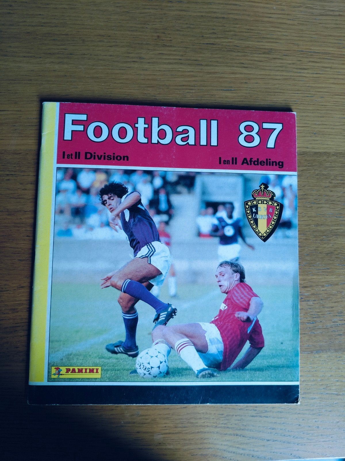 Leeg Panini album Football 87 met Bestelblad, Enlèvement ou Envoi