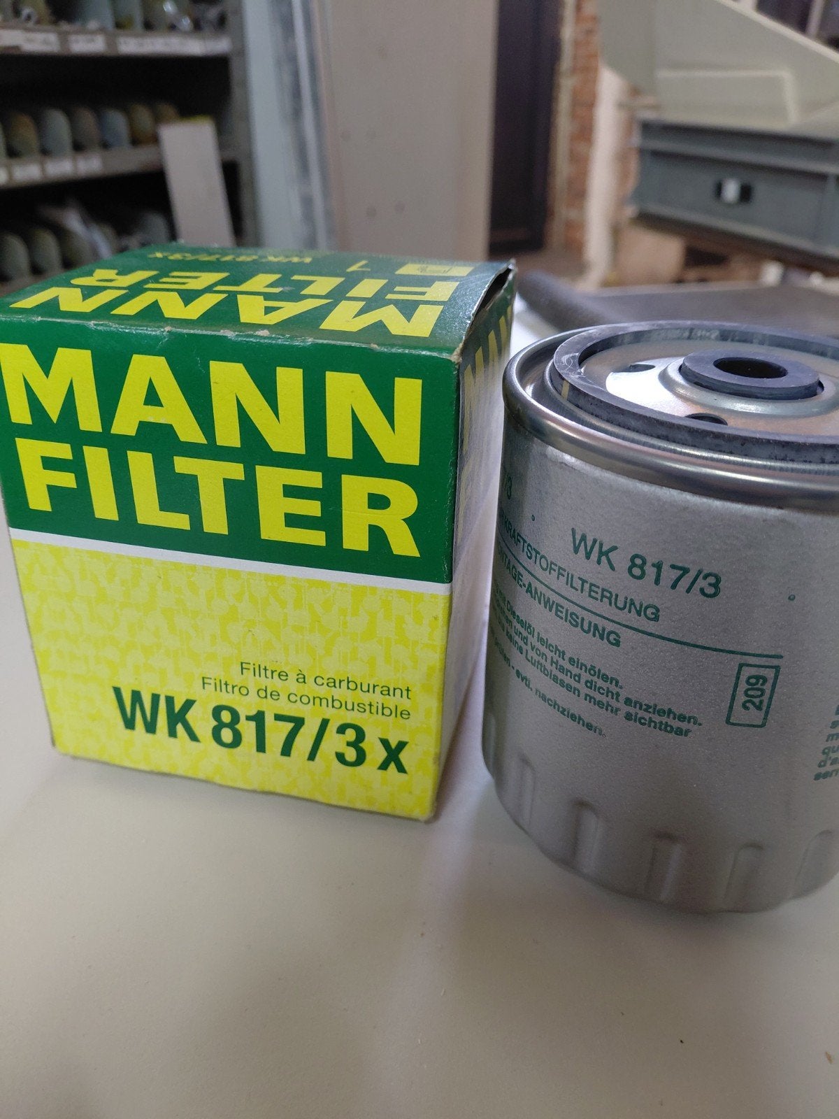 Brandstof diesel filter mercedes benz, Enlèvement