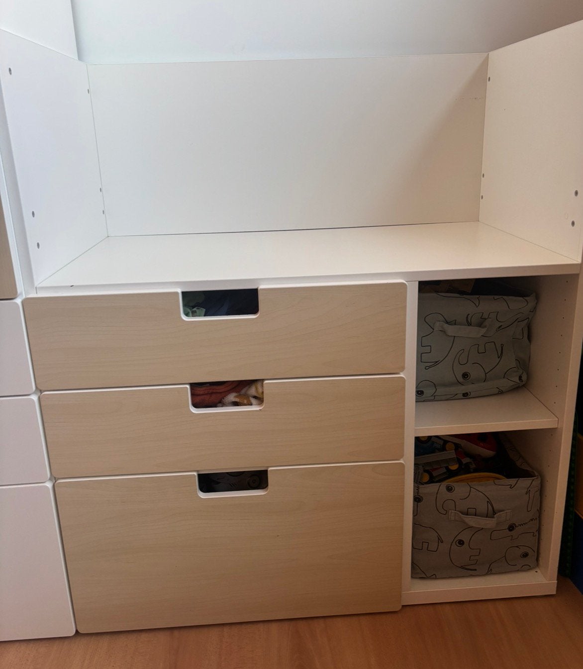 Kast Stuva IKEA - 3 lades & opbergruimte (ca. 50x90x102 cm), Kinderen en Baby's, Ophalen, Gebruikt, Kast