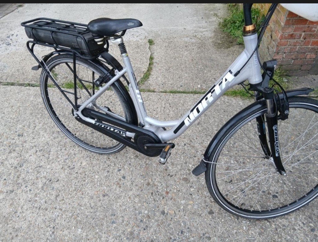 Norta-fiets, Ophalen of Verzenden, Zo goed als nieuw, 50 km per accu of meer