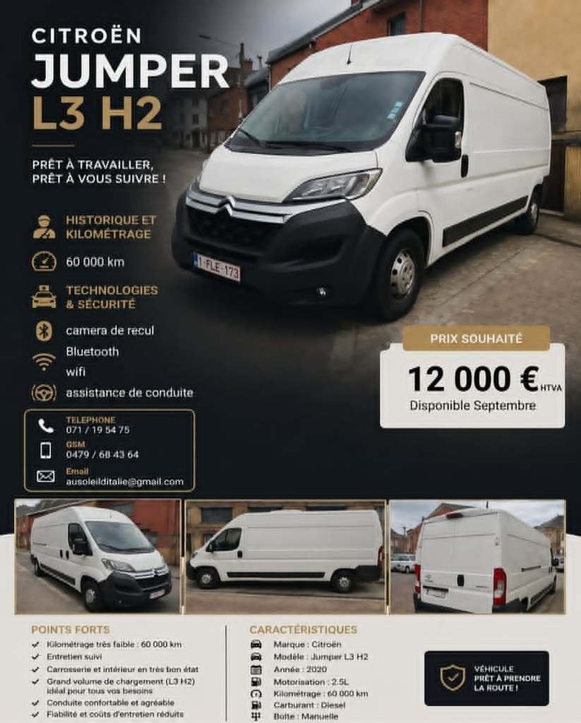 citroen jumper, Autos, Particulier, Achat
