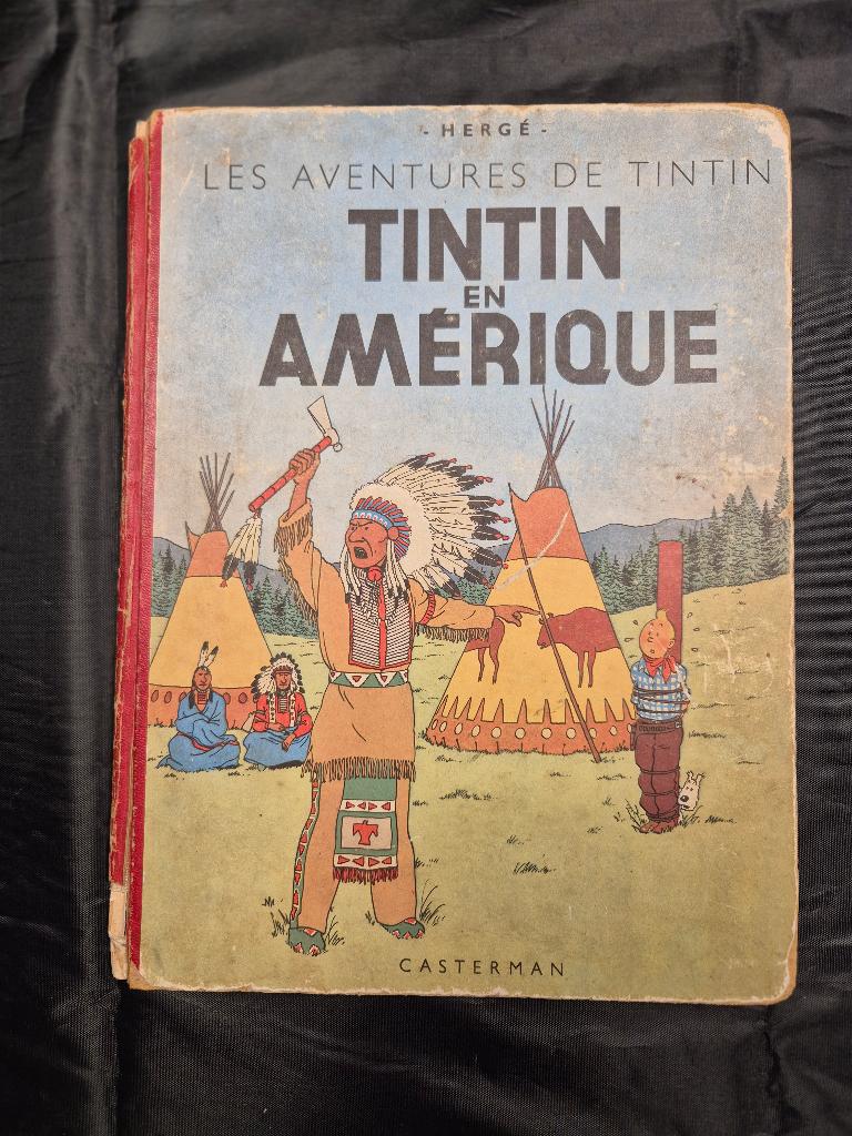 Tintin en Amérique, Livres, Une BD, Enlèvement ou Envoi, Utilisé, Herge