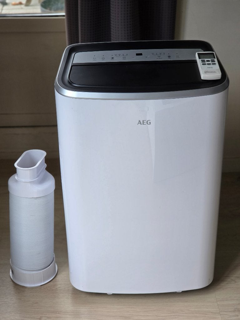 AEG mobiele airco AXP35U538CW, Ophalen, Minder dan 60 m³, Timer, 3 snelheden of meer
