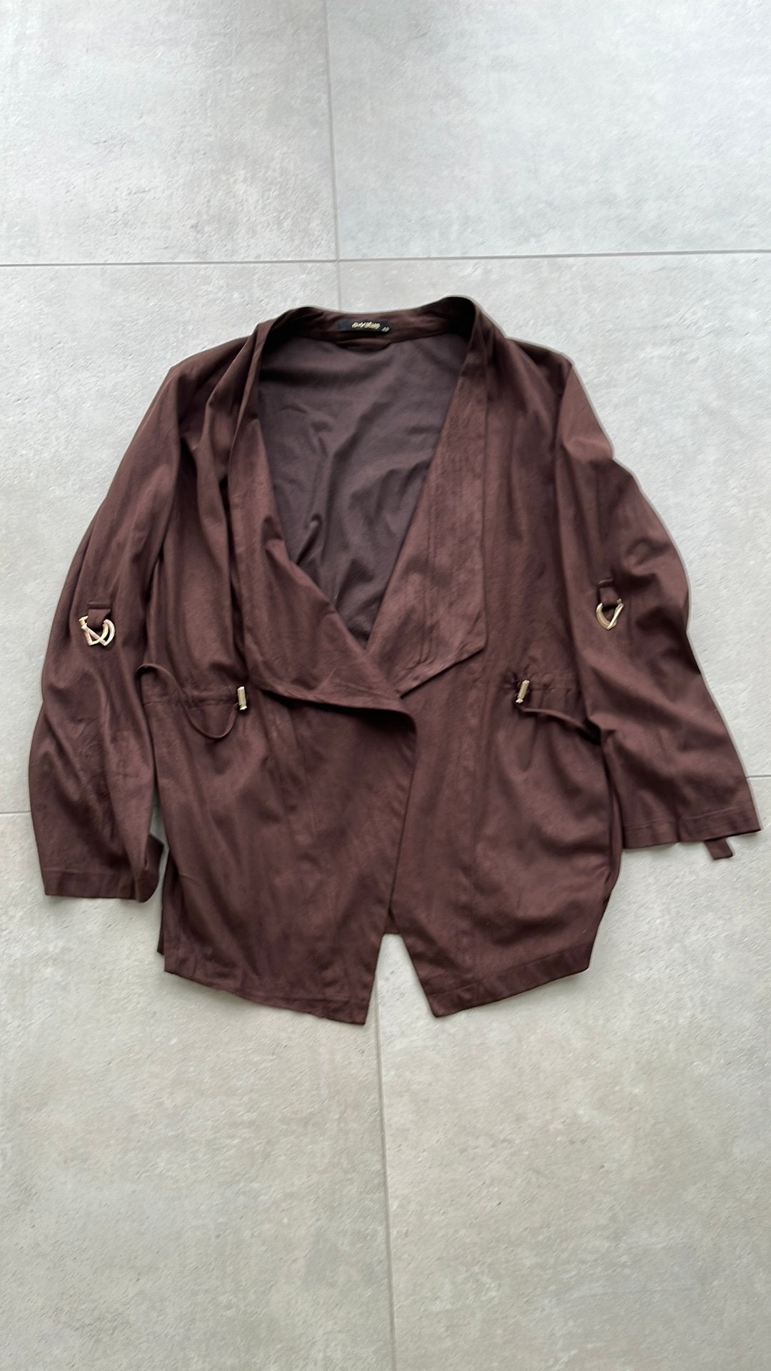 Bruin vestje maat 40, Kleding | Dames, Ophalen of Verzenden, Zo goed als nieuw, Maat 38/40 (M), Bruin