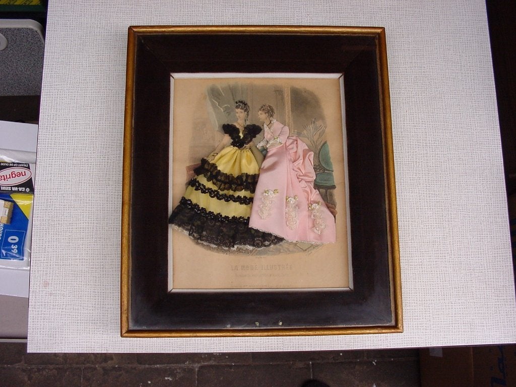 Costume plated van Anais Toudouze, Enlèvement ou Envoi, Mode, Gravure
